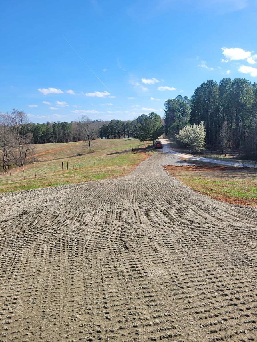 Land Grading for Bobcat Bob in Clermont, GA