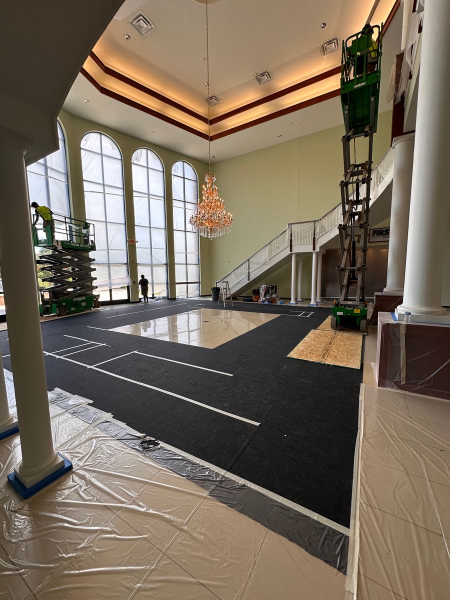 Business/Commercial painting for GW Painting Co. in Charlotte, NC