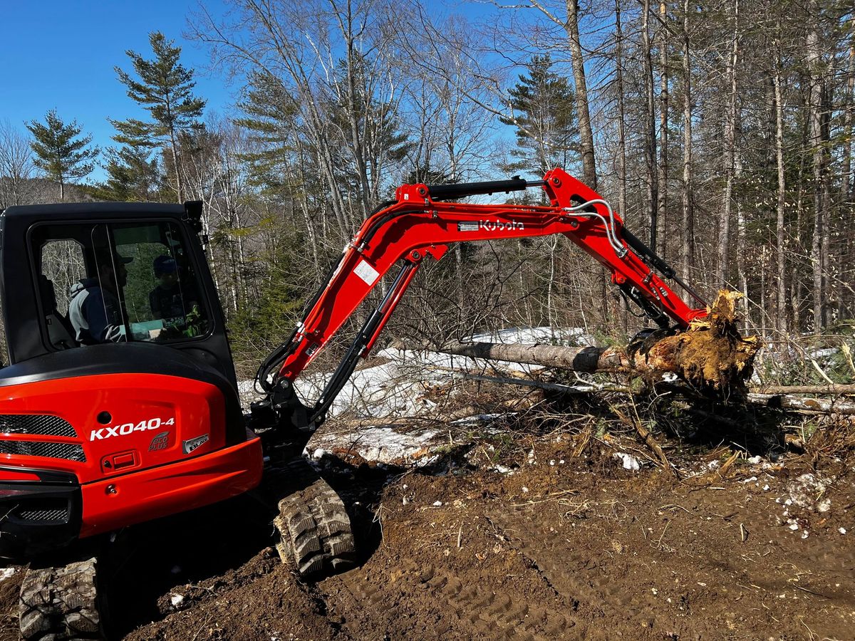 Grading and Leveling for Krahn Excavation in Portland, Maine
