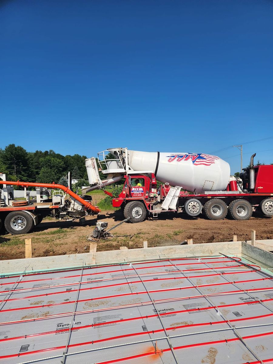 Concrete Pumping for TC Concrete LLC in Kaukauna, WI
