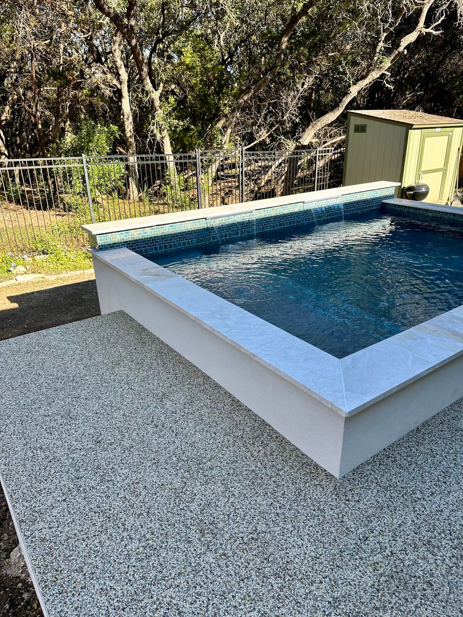 “Tex Stone” Resin Bound Overlay for TEX STONE Resin & Epoxy Coatings in Schertz, TX