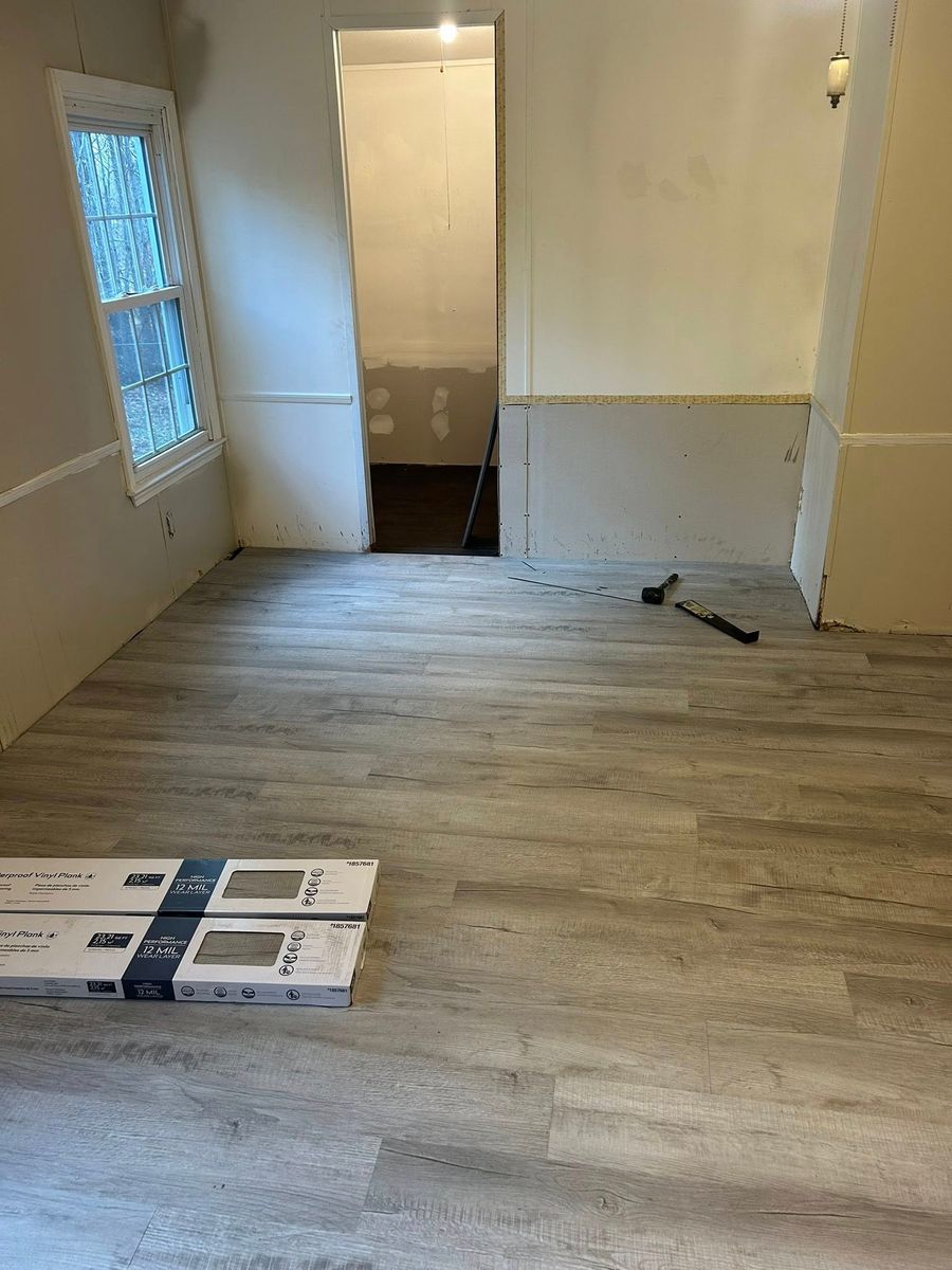 Flooring for HD Property Services in Wilmington, NC