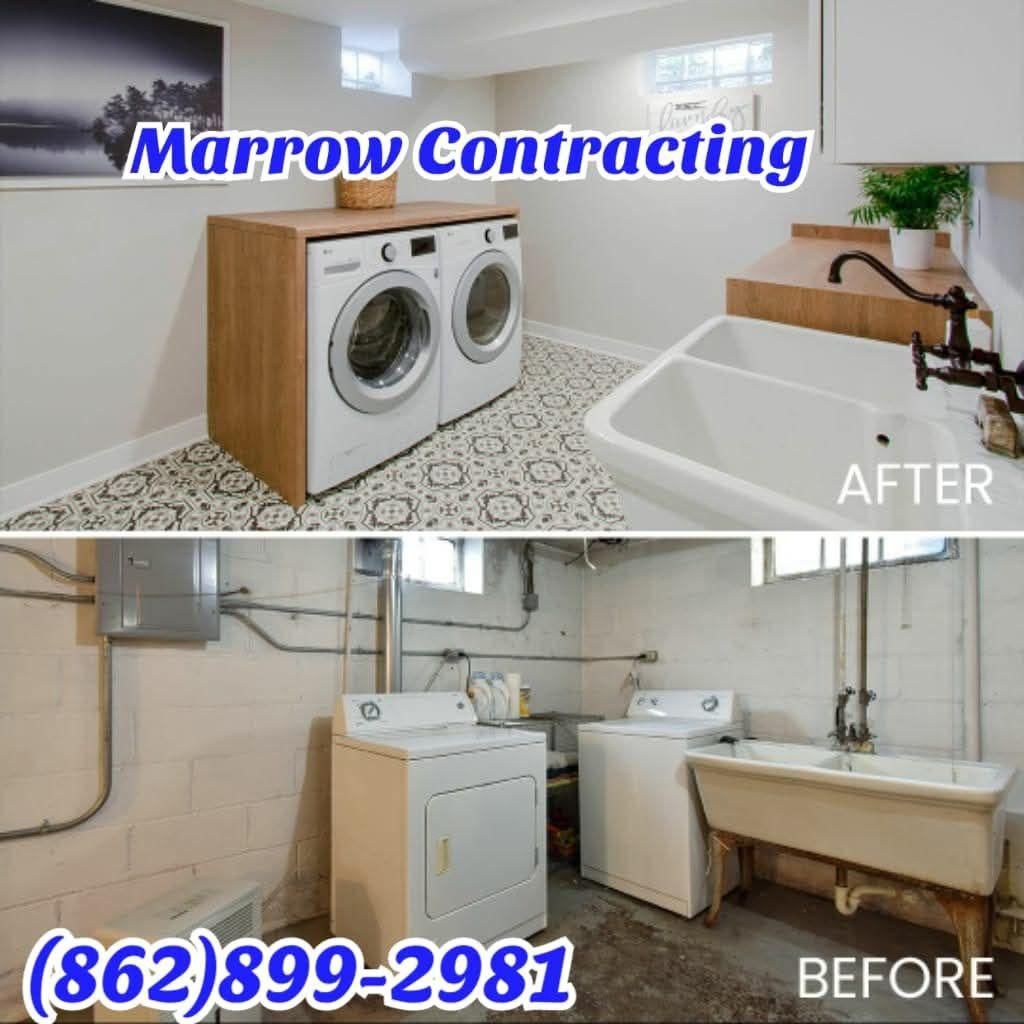 Basement Remodeling for Marrow Contracting & Flooring LLC in Morristown, NJ