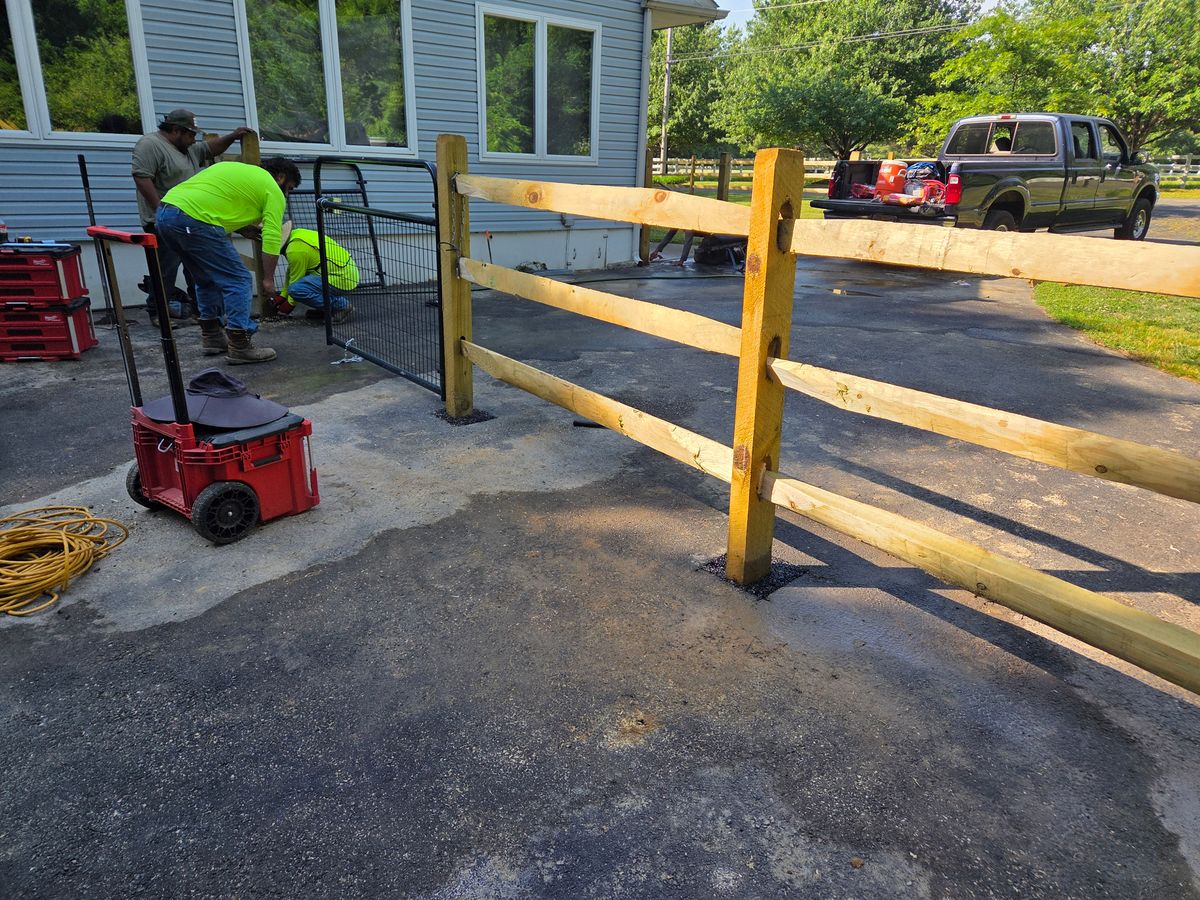 Fence Installation for Marino's Landscaping in Pennsville, NJ