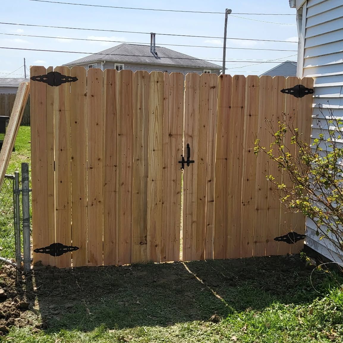 Gate Installation for Morton Fencing in Central, IN