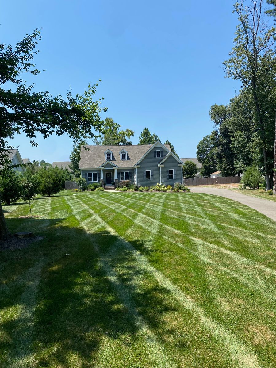 Mowing for Atlas Home Services in Mechanicsville, VA