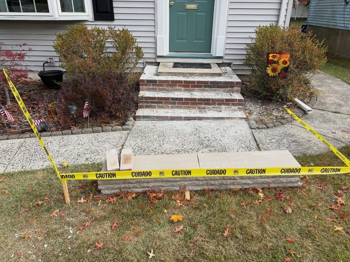 Step Installation for Garciano Masonry in Springfield Township, NJ