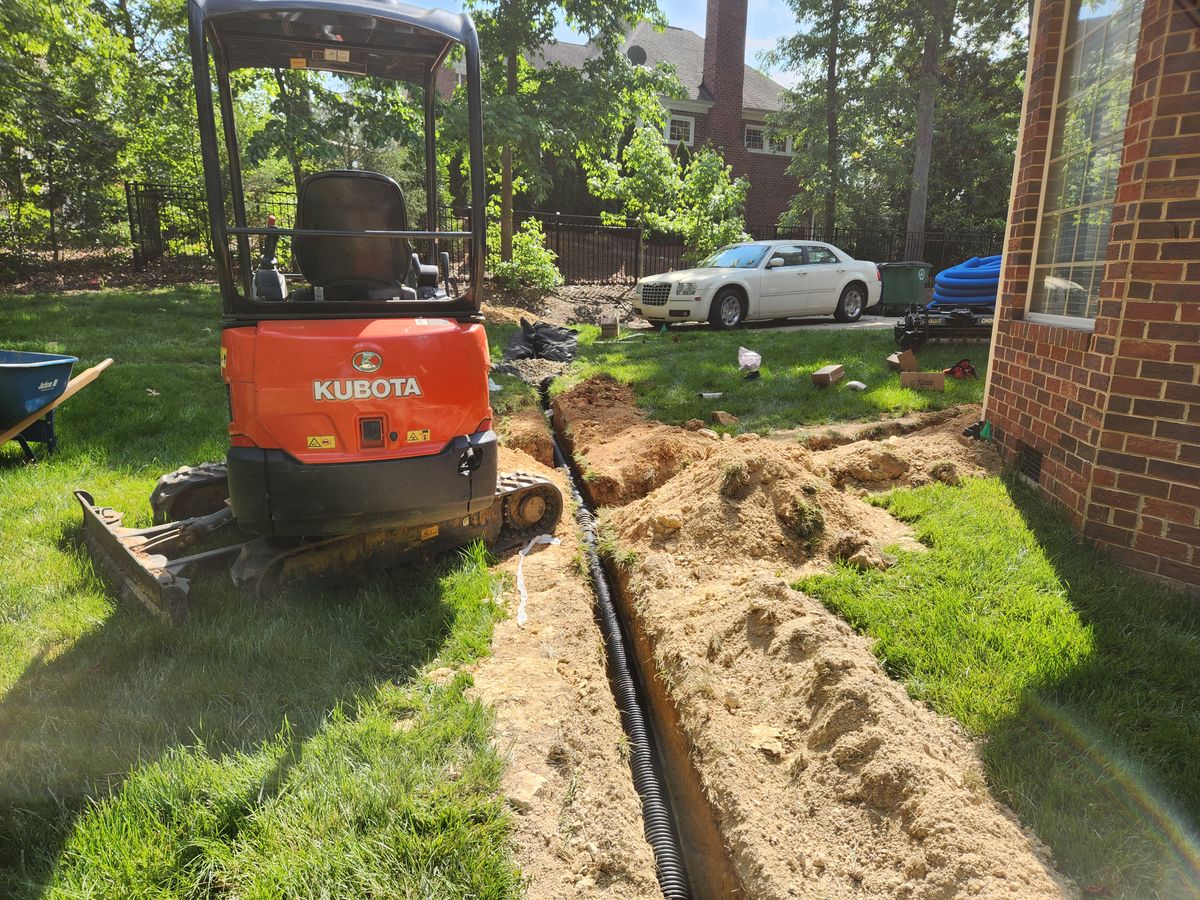 Lawn Drains for Drain My lawn in Charlotte, NC