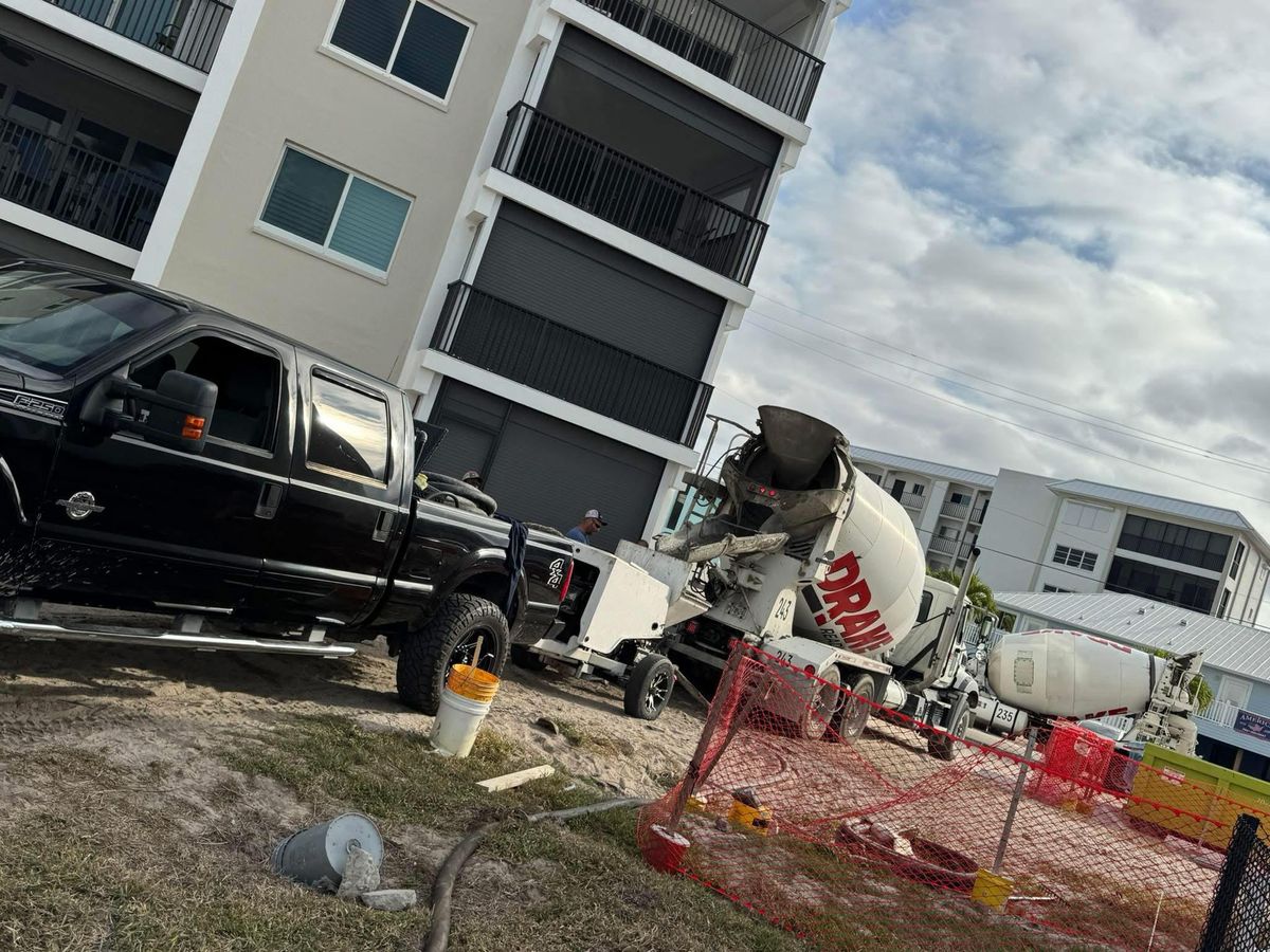 Site Preparation for All Phases Decorative Concrete in Sebring, FL