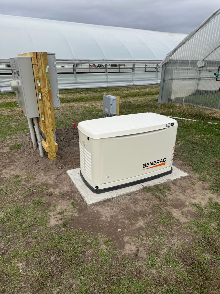 Generac Generators Install & Maintenance for Holland Builders in Jacksonville, NC