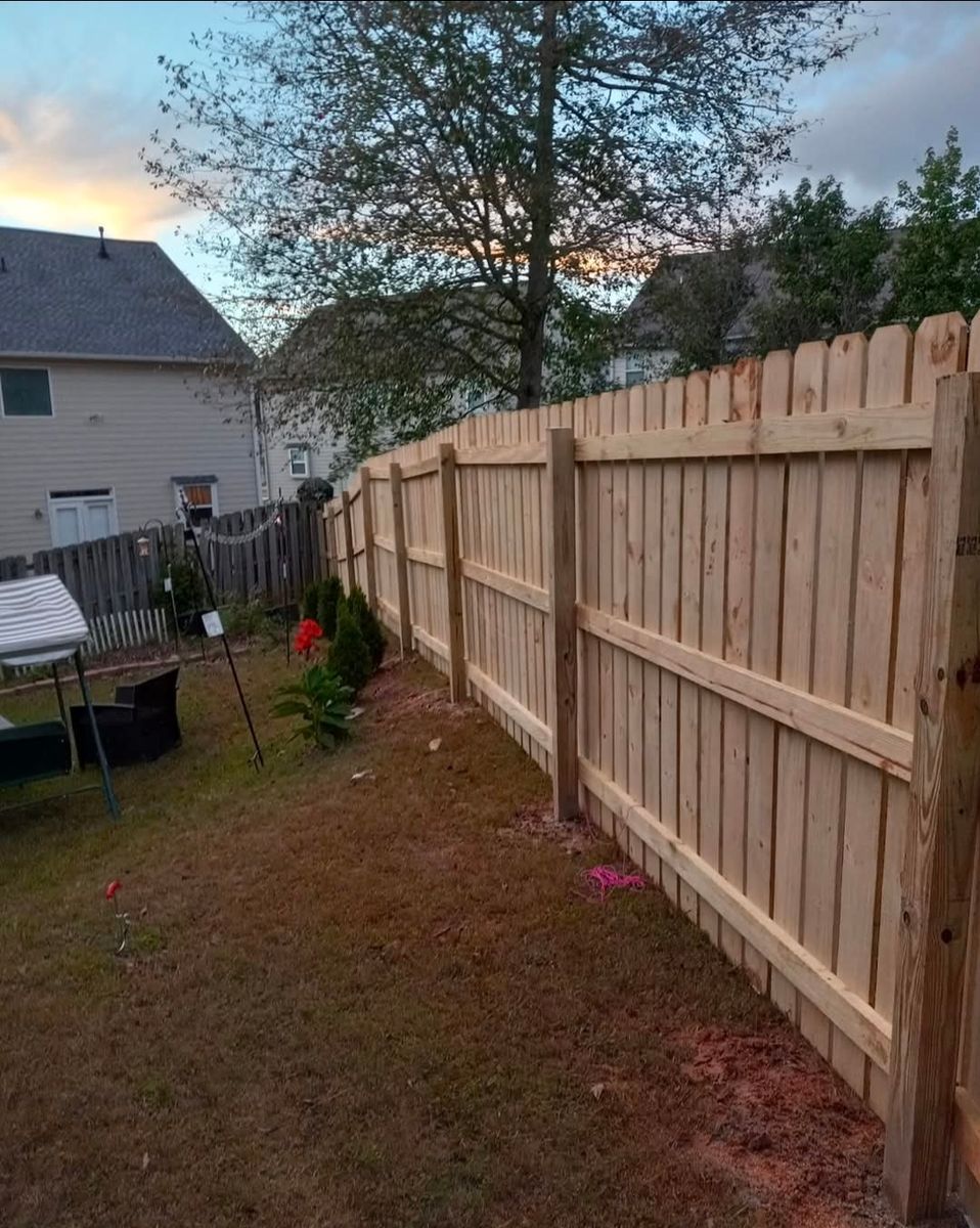 Fencing for All Out Construction in Atlanta, GA