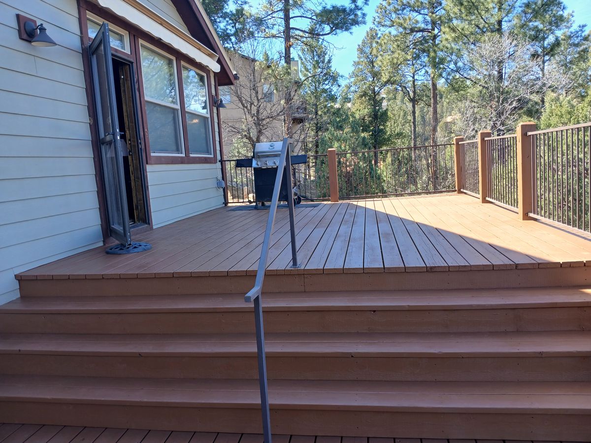 Deck Installations for Shawn Rankin Construction in Ruidoso, NM