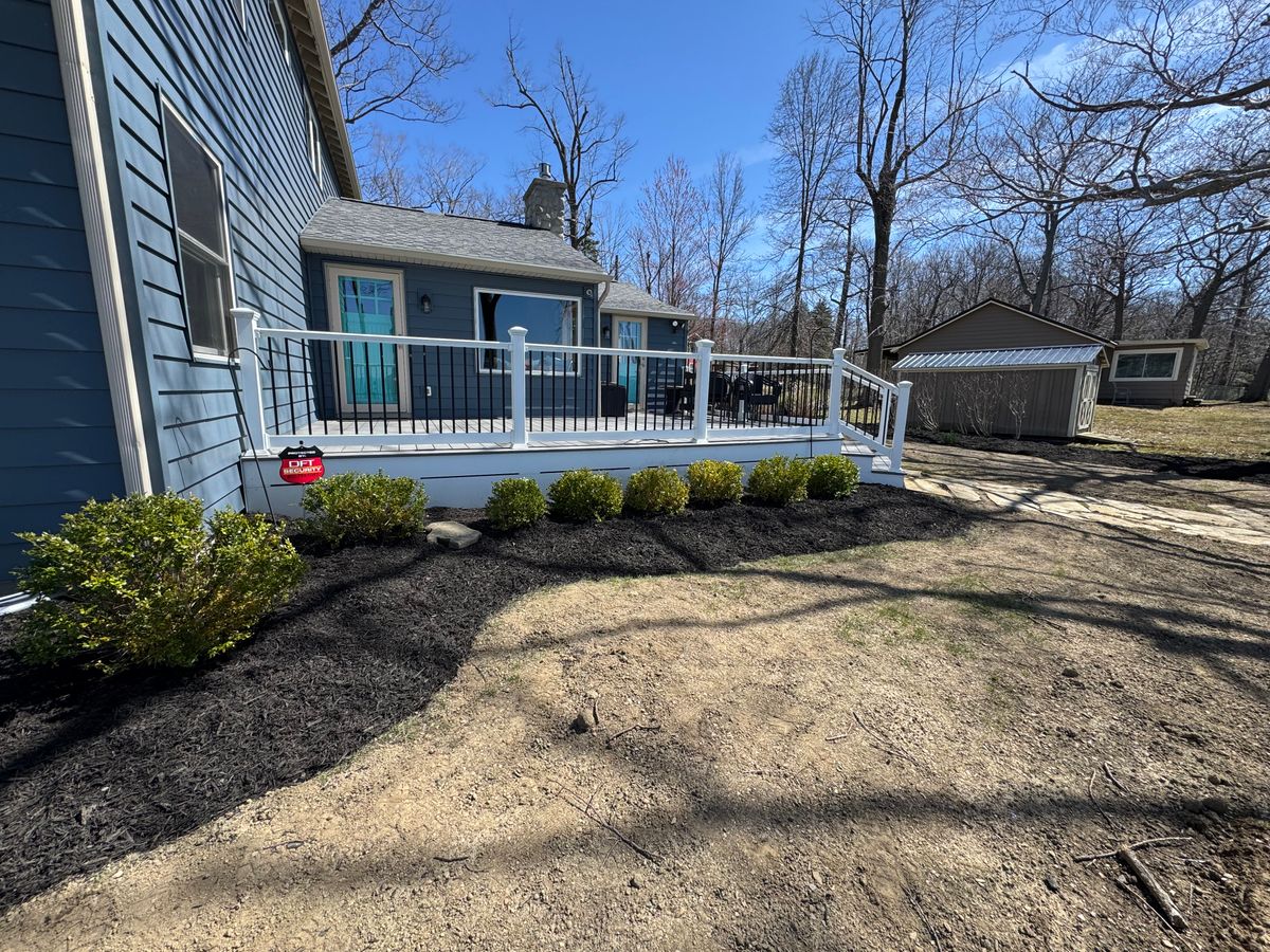 Mulch Installation for Harpers Landscaping in Fredonia, NY