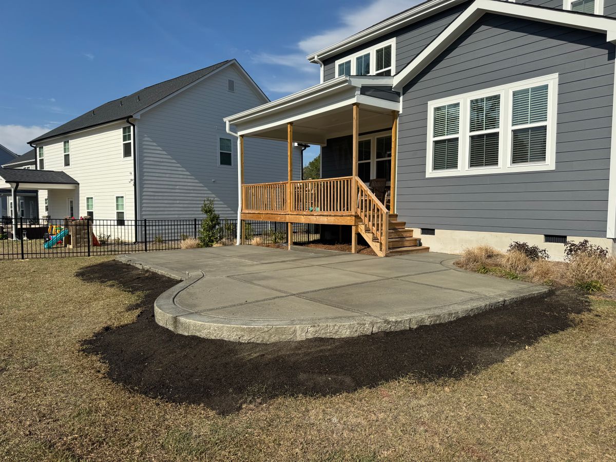 Patio Design & Installation for Jose's Concrete in Sanford, NC