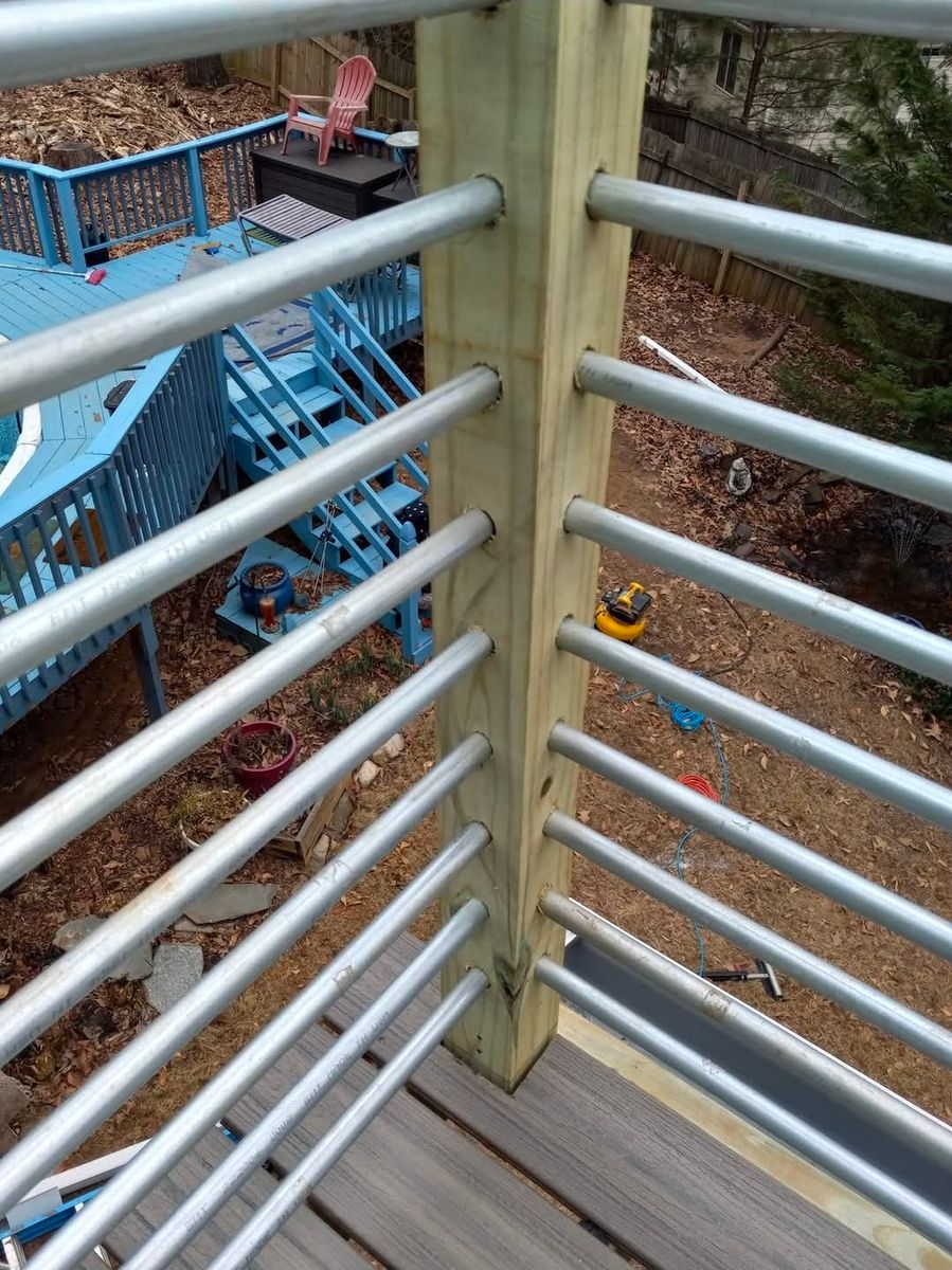 Deck Construction for All Out Construction in Atlanta, GA