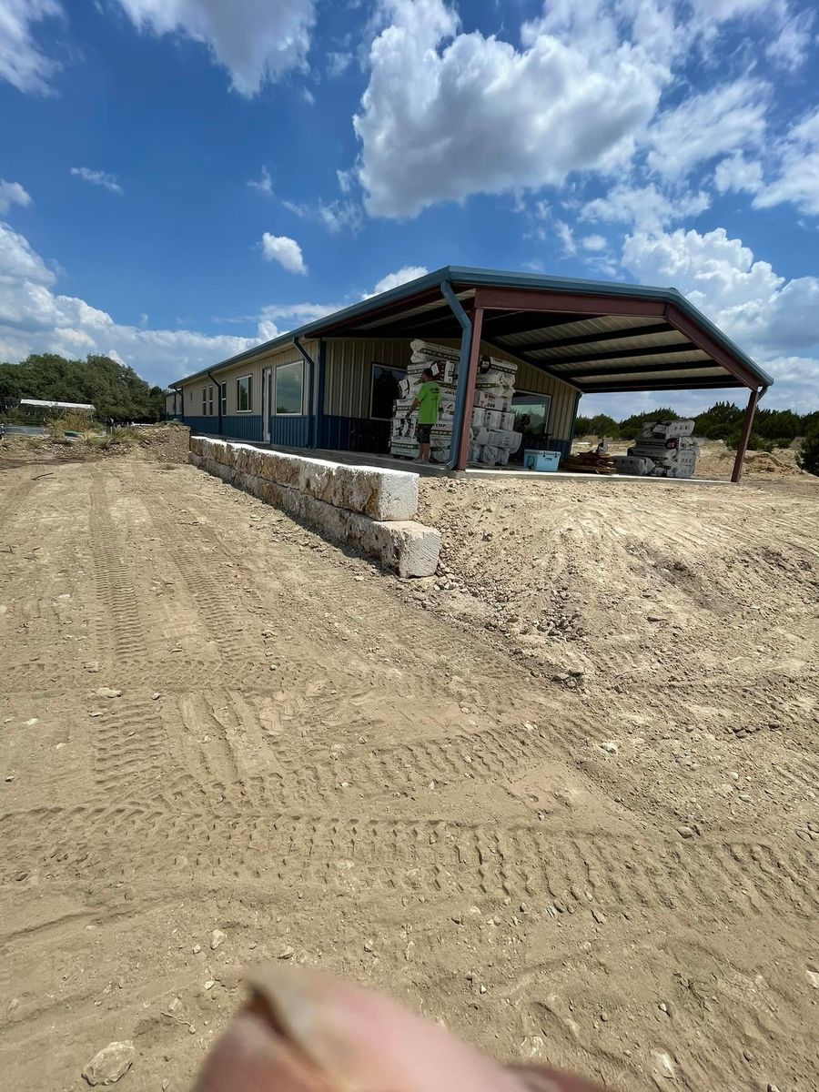 Retaining walls for CrossCut in Kempner, TX