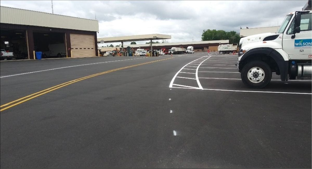 Signage for Stripe A Lot in Knoxville, TN