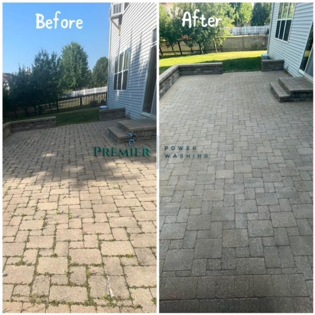 Brick Pavers Restoration for Premier Partners, LLC. in Volo, IL