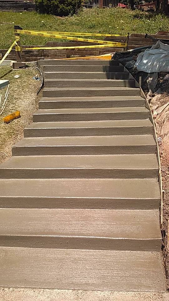 Stair Design & Installation for Preciado Concrete LLC in Colorado Springs, CO