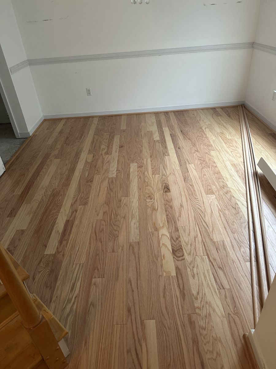Refinishing hardwood flooring for Jason Tench Flooring LLC in Richmond, VA