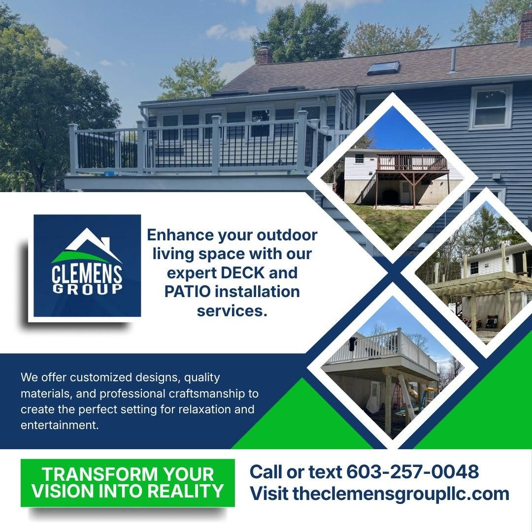 Deck Installation for TCG ROOFING & EXTERIOR SOLUTIONS in Salem, NH