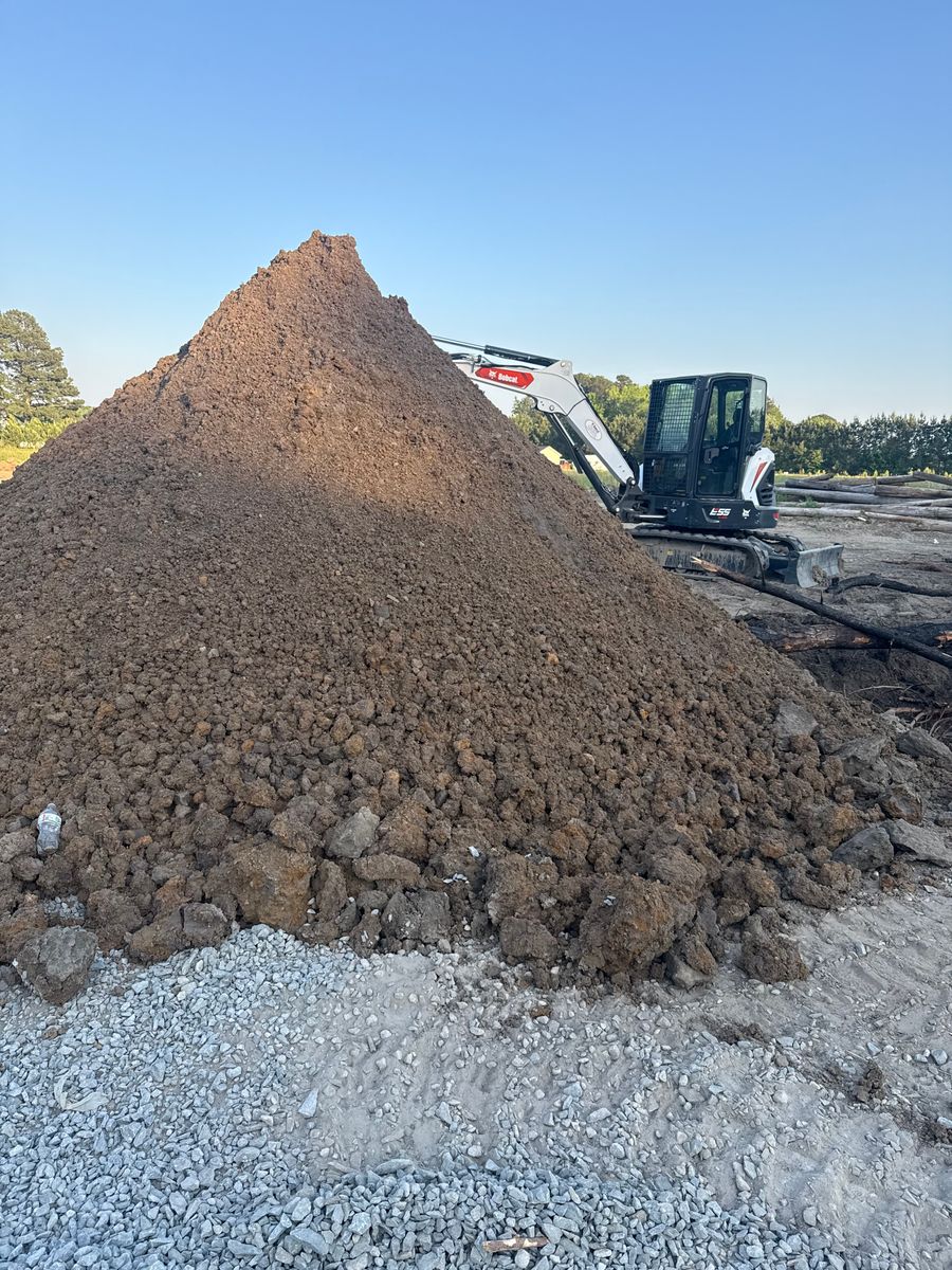 Backfilling for Southern Stronghold Earthworks in Benson, NC