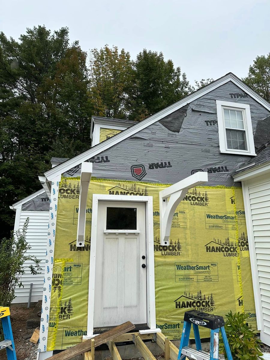 Exterior Construction for S&C Construction in Ossipee Valley, NH