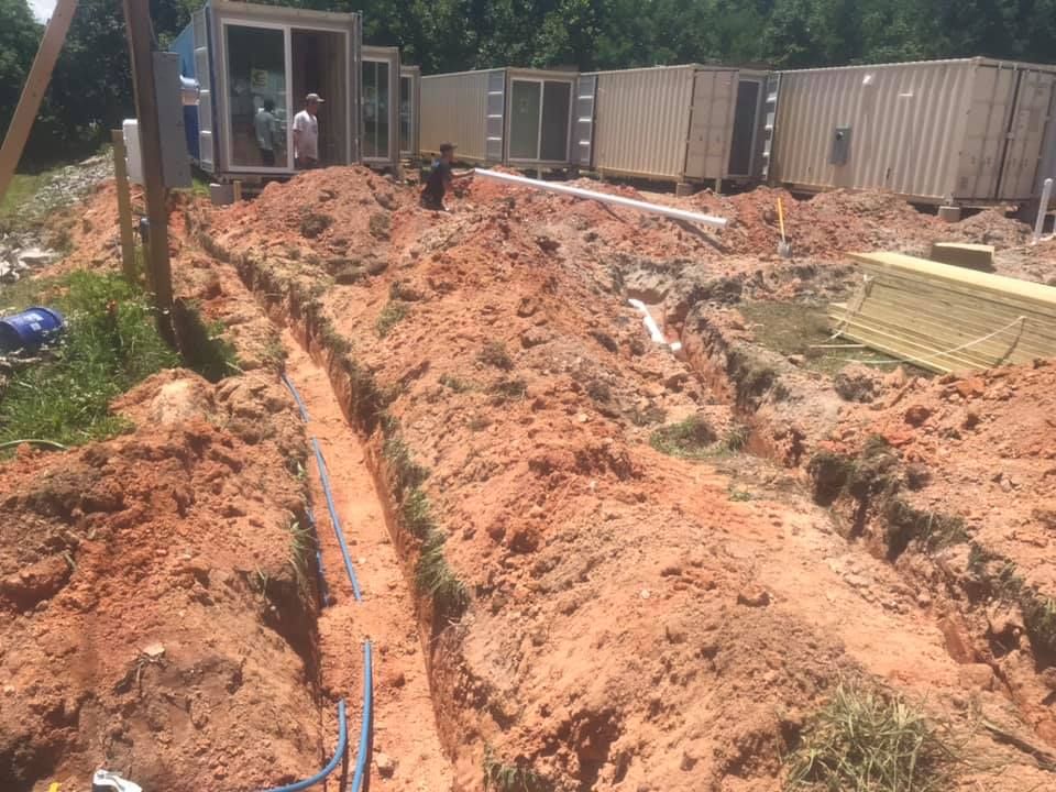 Trenching for Elias Grading and Hauling in Black Mountain, NC