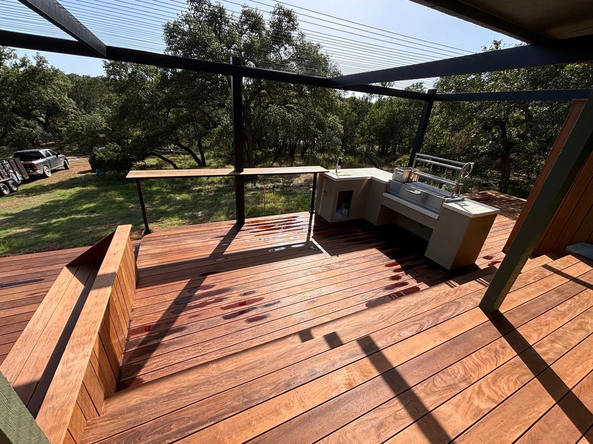 DECKING for ATX Outdoor Construction in Cedar Creek, TX