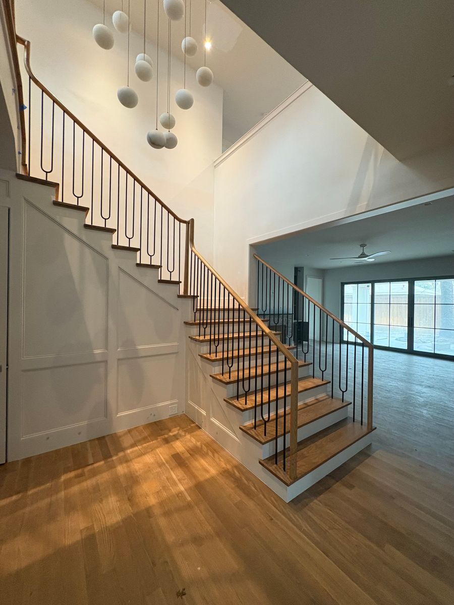 Custom Railing Design for Cross Iron Stairs LLC in Little Elm, TX