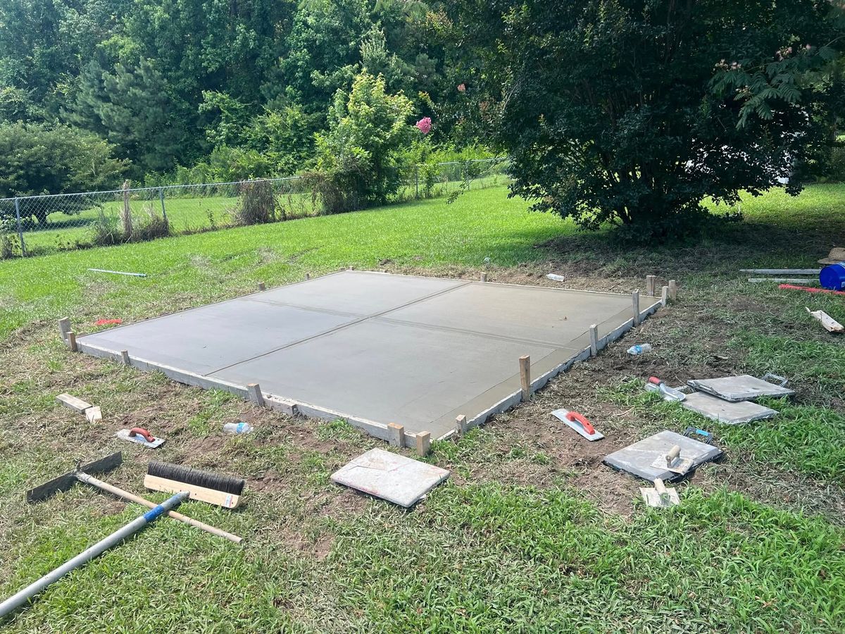 Patio Design & Installation for Burt Concrete Solutions in Raleigh, NC