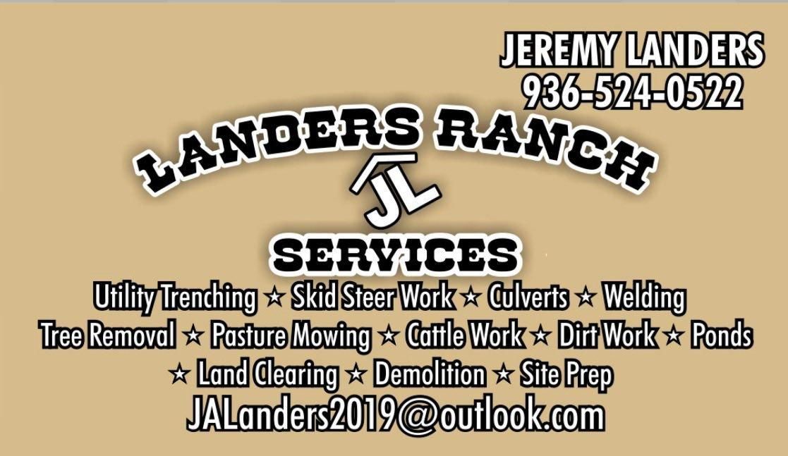 Culverts for Landers Ranch Services in Grimes County, TX