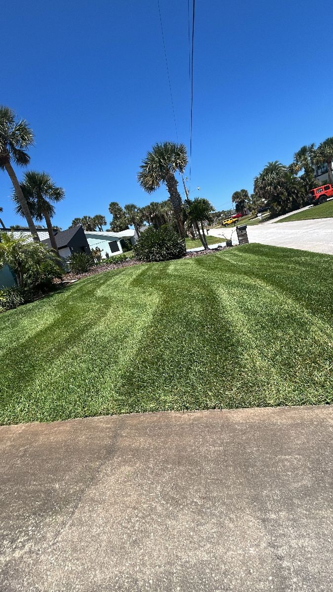 Lawn maintenance for Aside from the Rest in Port Orange, FL