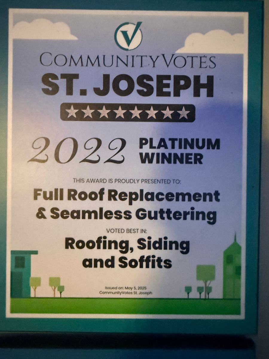 Seamless Metal Gutters for Full Roof Replacement and Repairs in Saint Joseph, MO