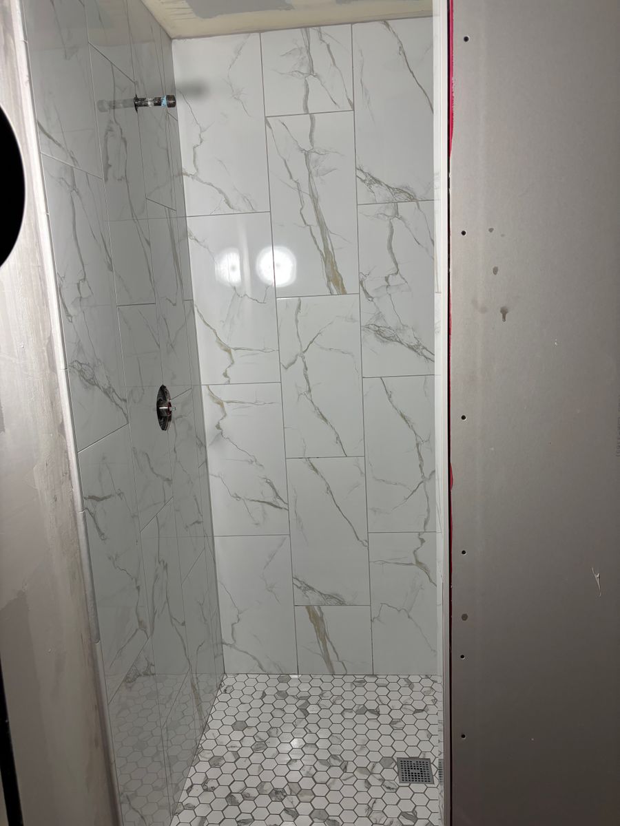 Bathroom Renovation for Linsfort Construction in Villa Park, IL
