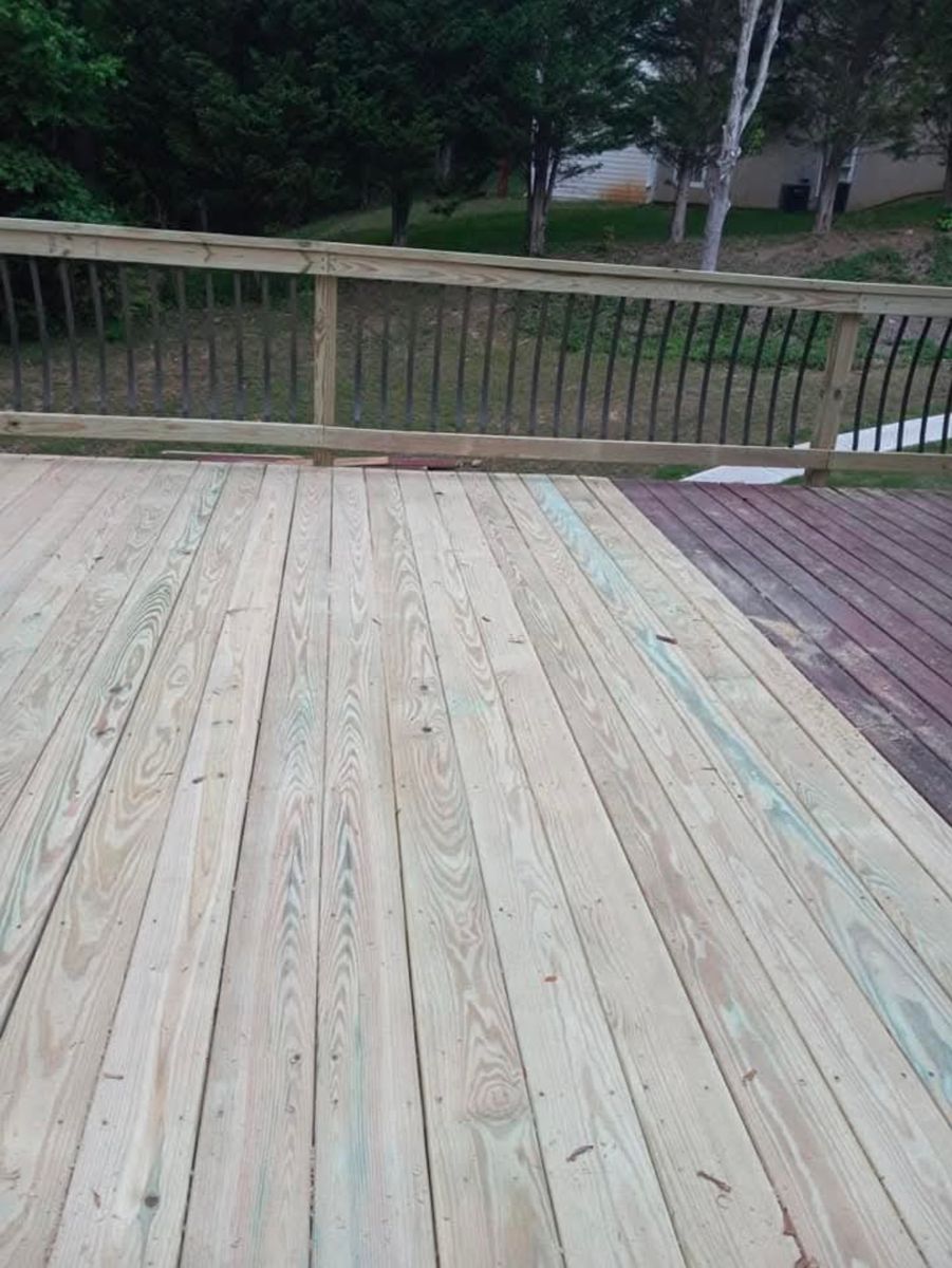Deck Construction for All Out Construction in Atlanta, GA