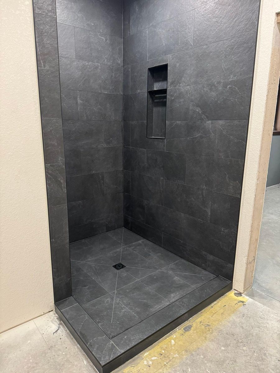 Bathroom Tiling for Dakota Tile & Stone in Belle Fourche, SD