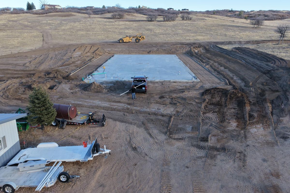 Stamped Concrete Installation for Dittus Construction in Loveland, CO