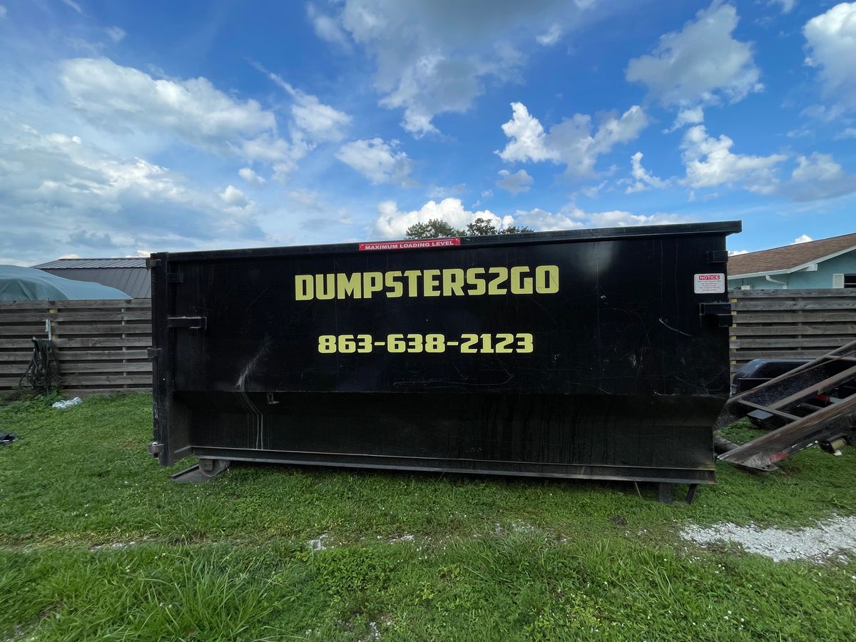 Dumpster Rentals for Dumpsters2Go in Lake Placid, FL