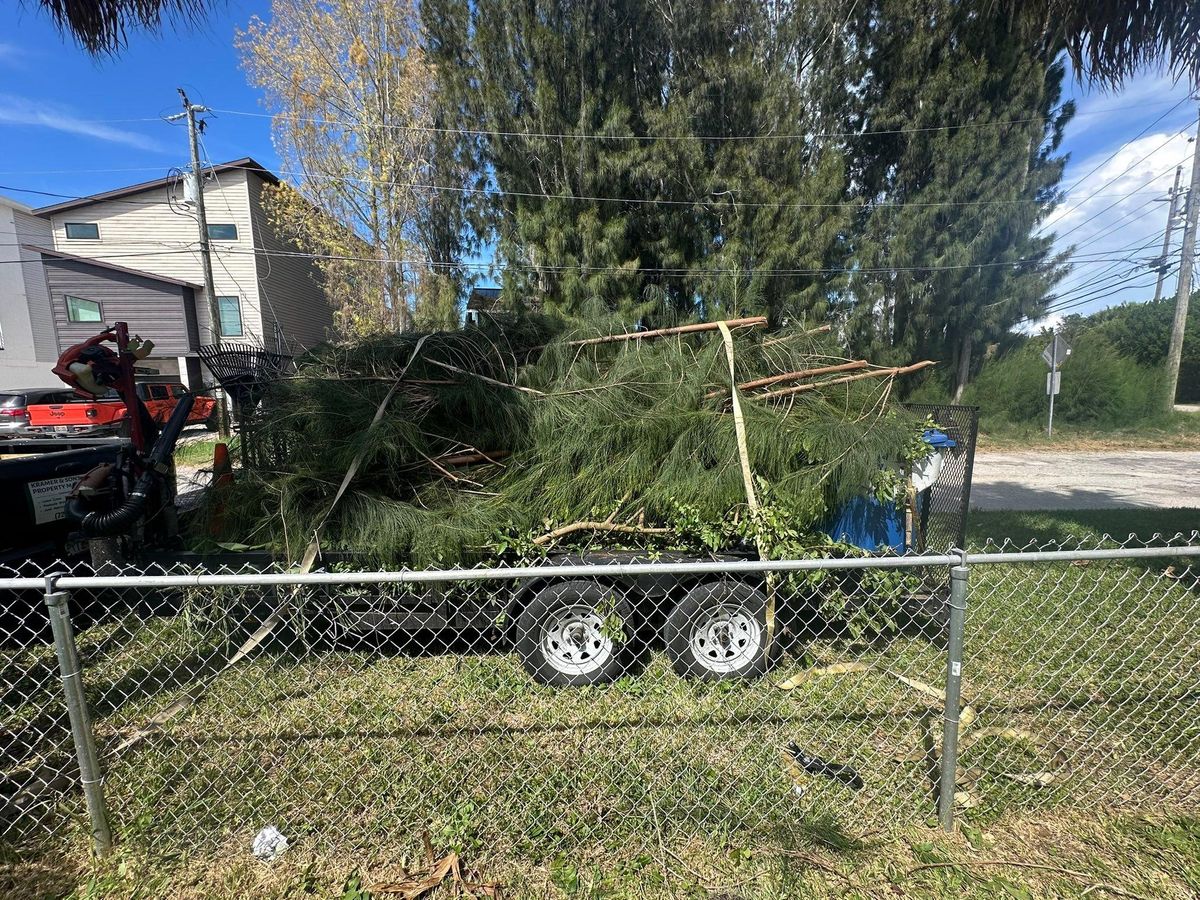 Fall Clean Up for Kramer & Son’s Property Maintenance in Hudson, FL