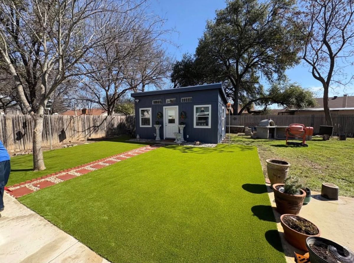 Turf Installation for Creative Edge Co. in San Antonio, TX