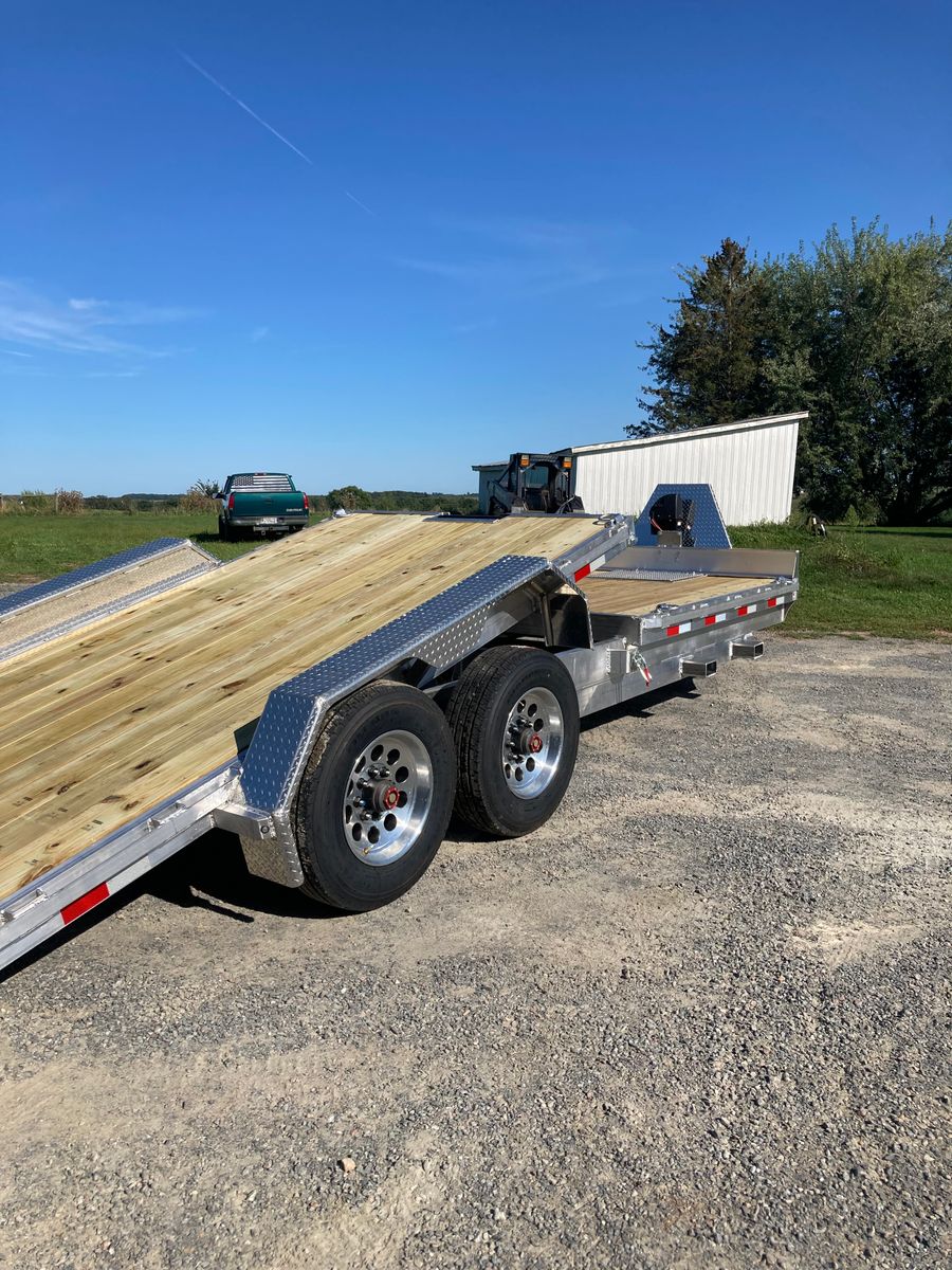 Custom Built Trailers for Cawley Creek Welding in Neillsville, WI