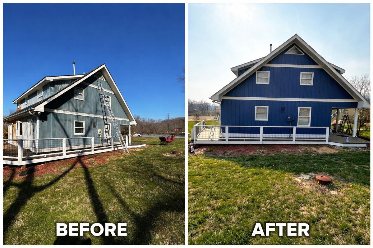 Exterior Painting for Y&S Painting in Asheville, NC