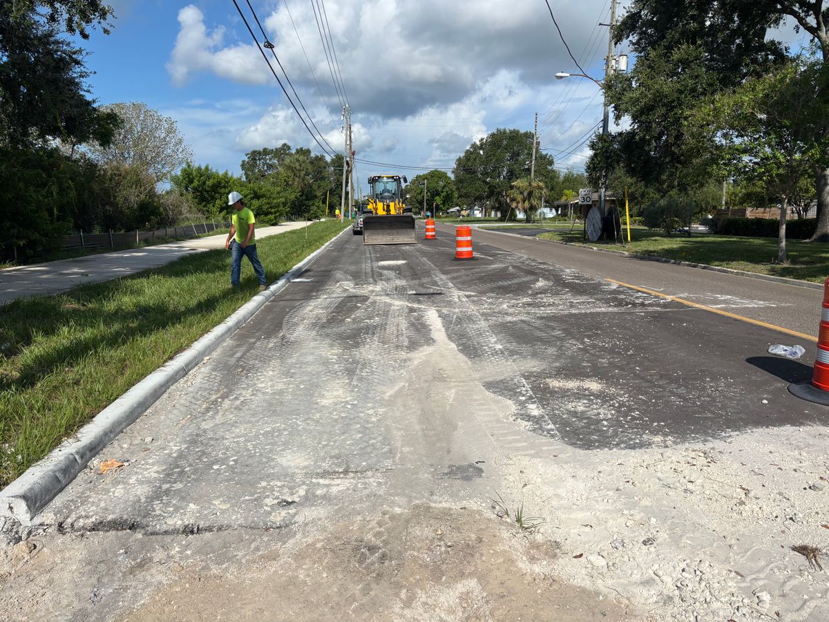Site Preparation for Parker Land Services in Lakeland, FL