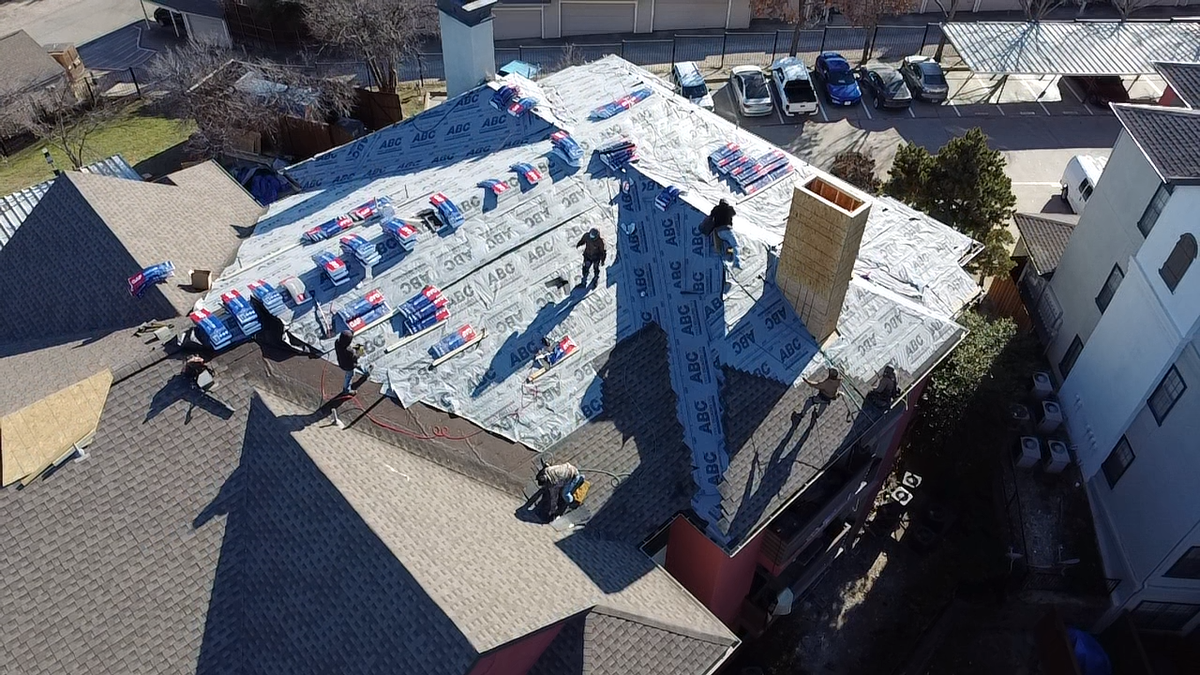 Roofing Installation for Double RR Construction in Royse City, TX