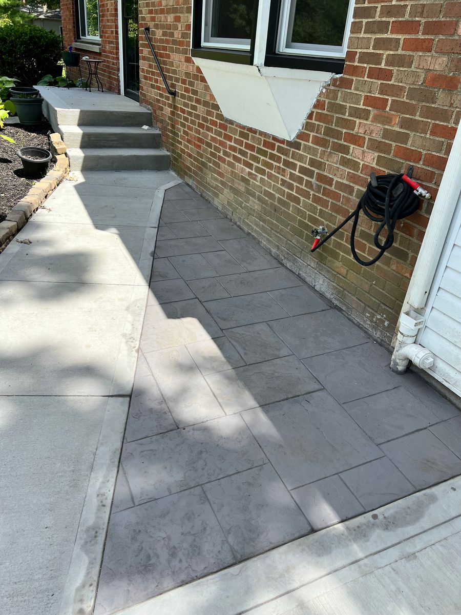 Sidewalk Installation for Davies Concrete and Construction in Columbus, OH