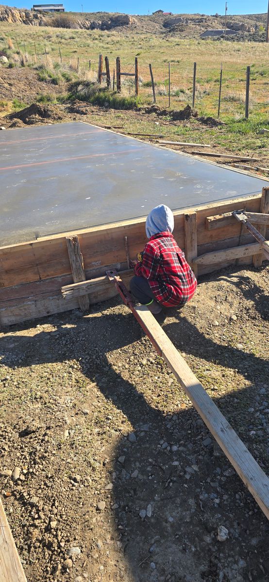 Concrete Slab Construction for Pando & Duarte Concrete LLC in Craig, CO