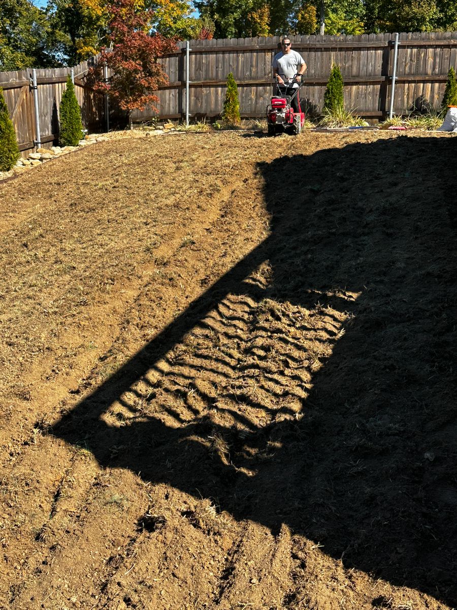 Sod installation for Hays Lawn and Property Services in Clinton, TN