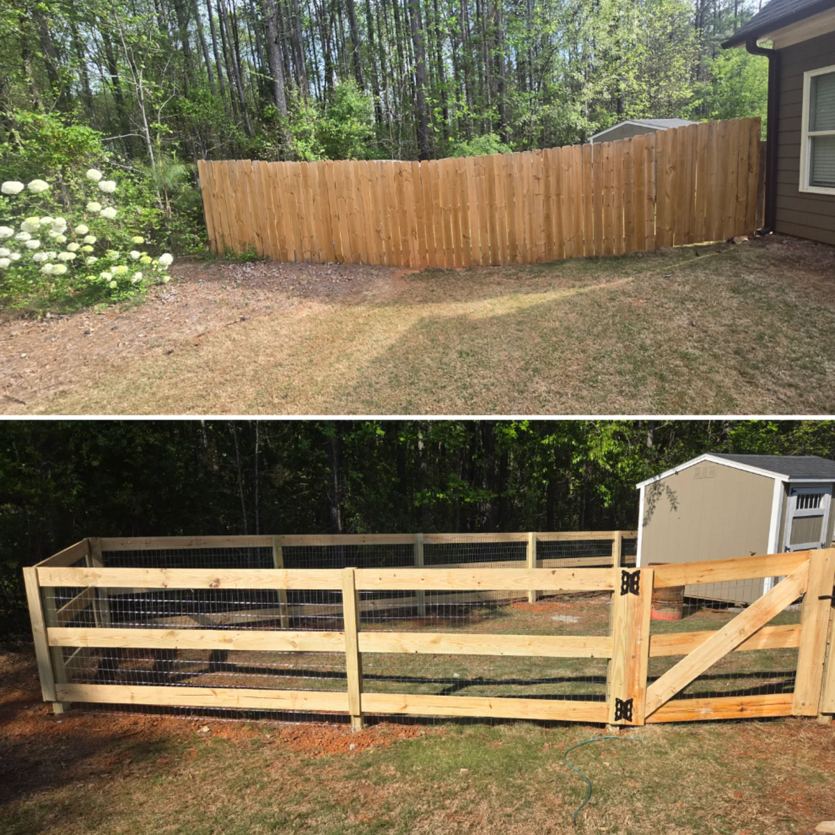 Fence Installation for Premier Fence in Marietta, GA