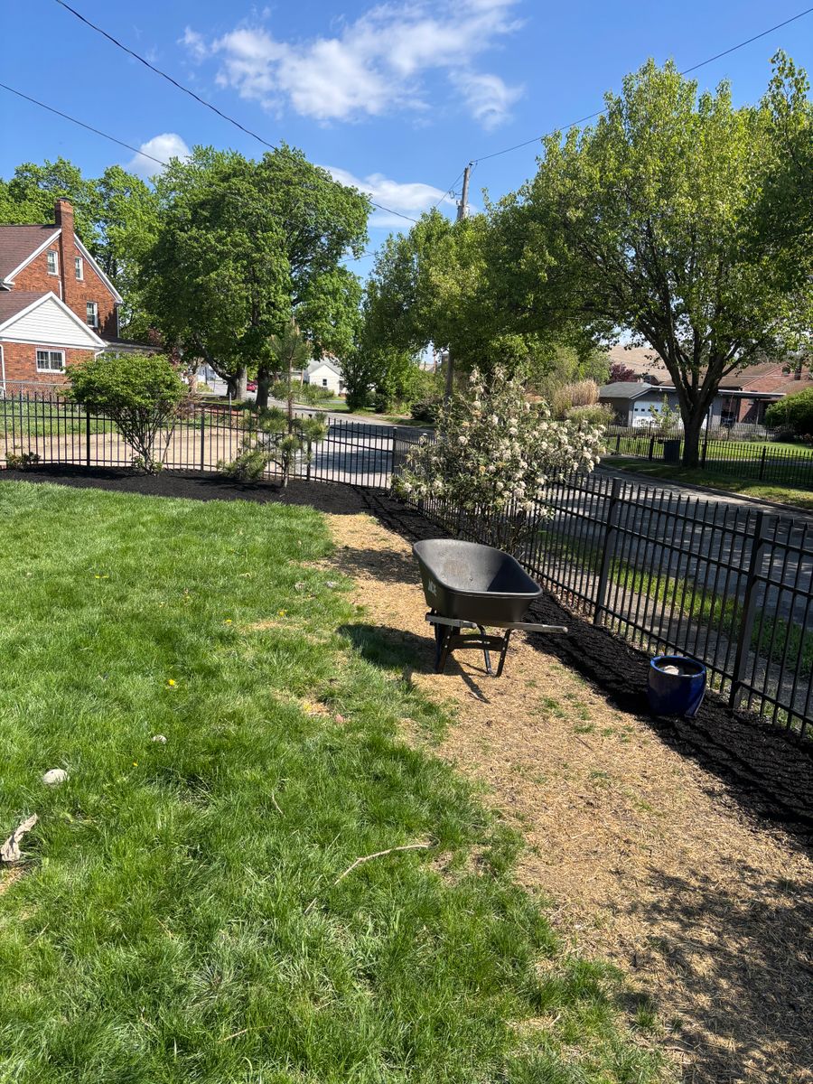 Mulch Installation for Bryant Property Solutions in Altoona, PA
